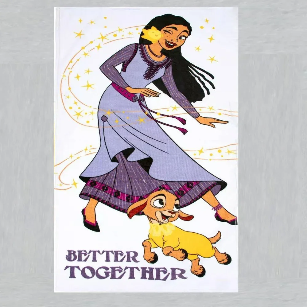 Wish Better Together Beach Towel Measures 28 x 58 inches